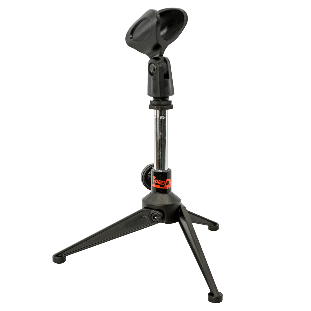 Base microfono mesa metalica con piana Pro Dj MS27S CROMADO img #5