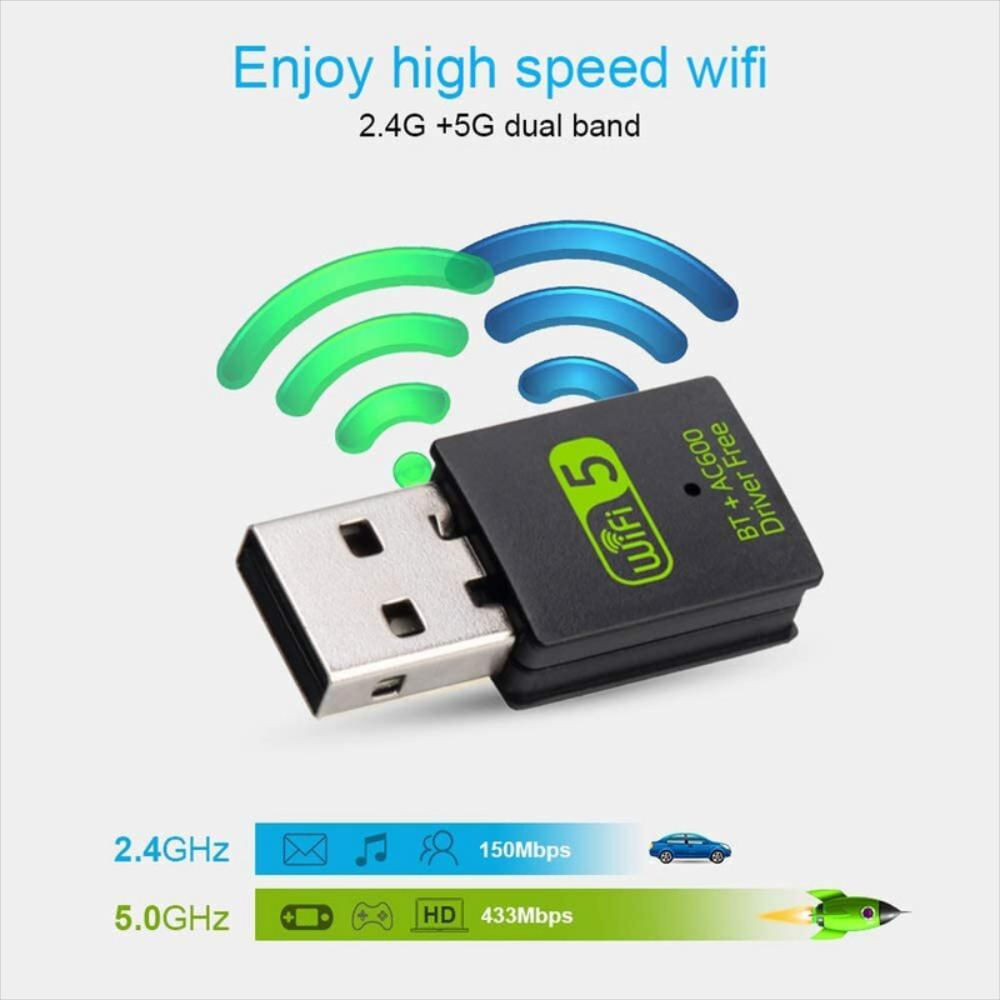 Adaptador Bluetooth Usb Wifi 600 Mbps img #3