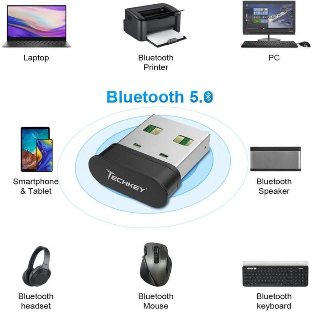 Mini Adaptador Techkey Bluetooth Para Pc img #3