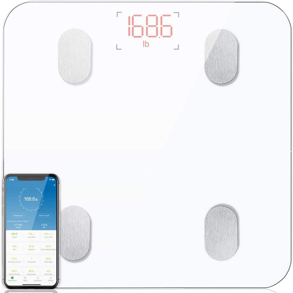 Bascula Digital Inteligente Bluetooth 180 Kg Fitindex