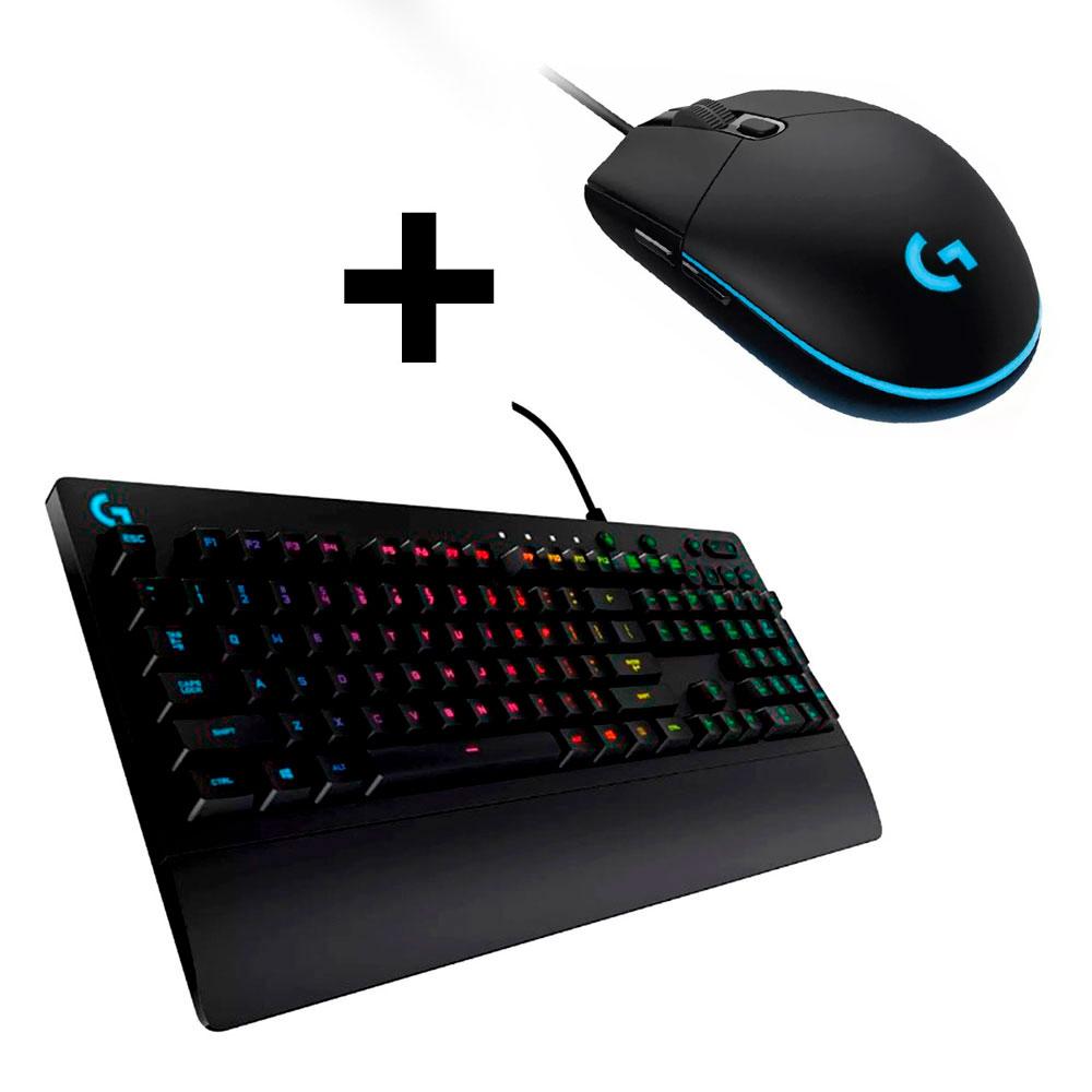Logitech Teclado G213 Retroiluminado Rgb + Mouse G203
