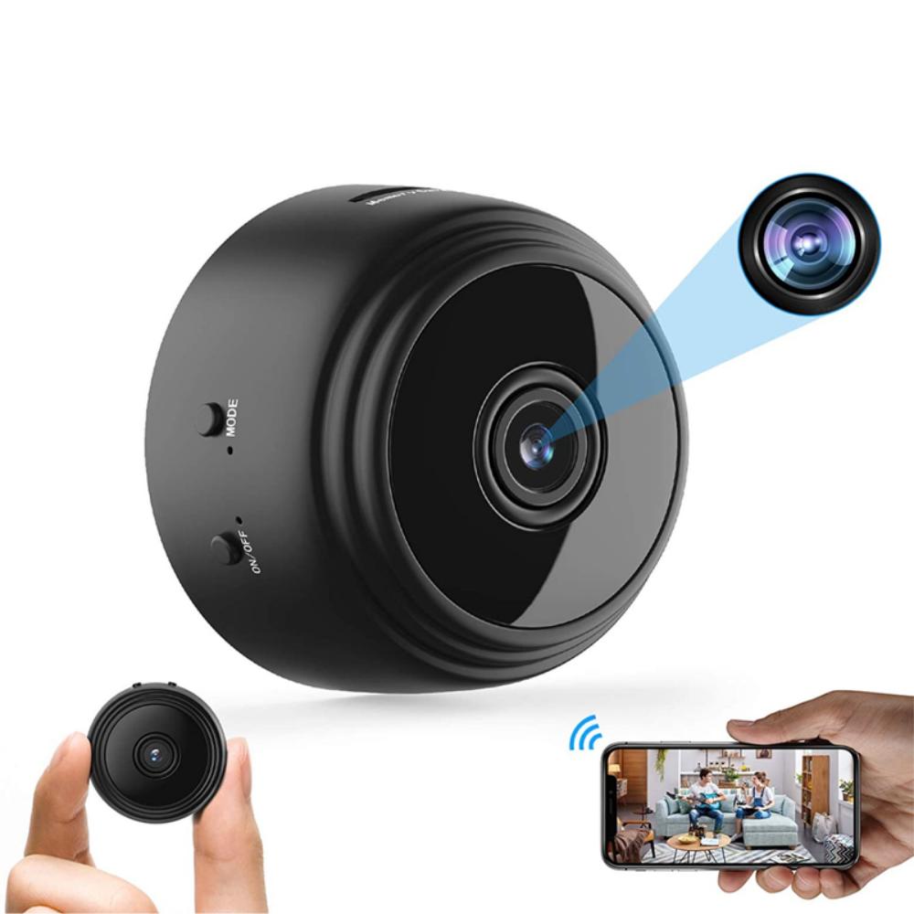 Cámara espía 4K HD inalámbrica cámara oculta WiFi de larga duración de la  batería mini visión remota en tiempo real mini cámara de conversión con