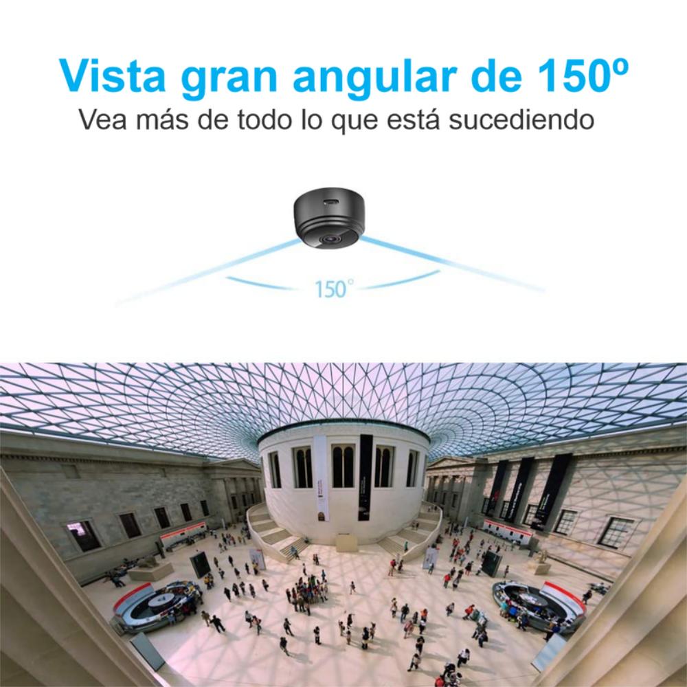 Mini Cámara Espía Wifi A9 instalación castellano APP HIDVCAM 