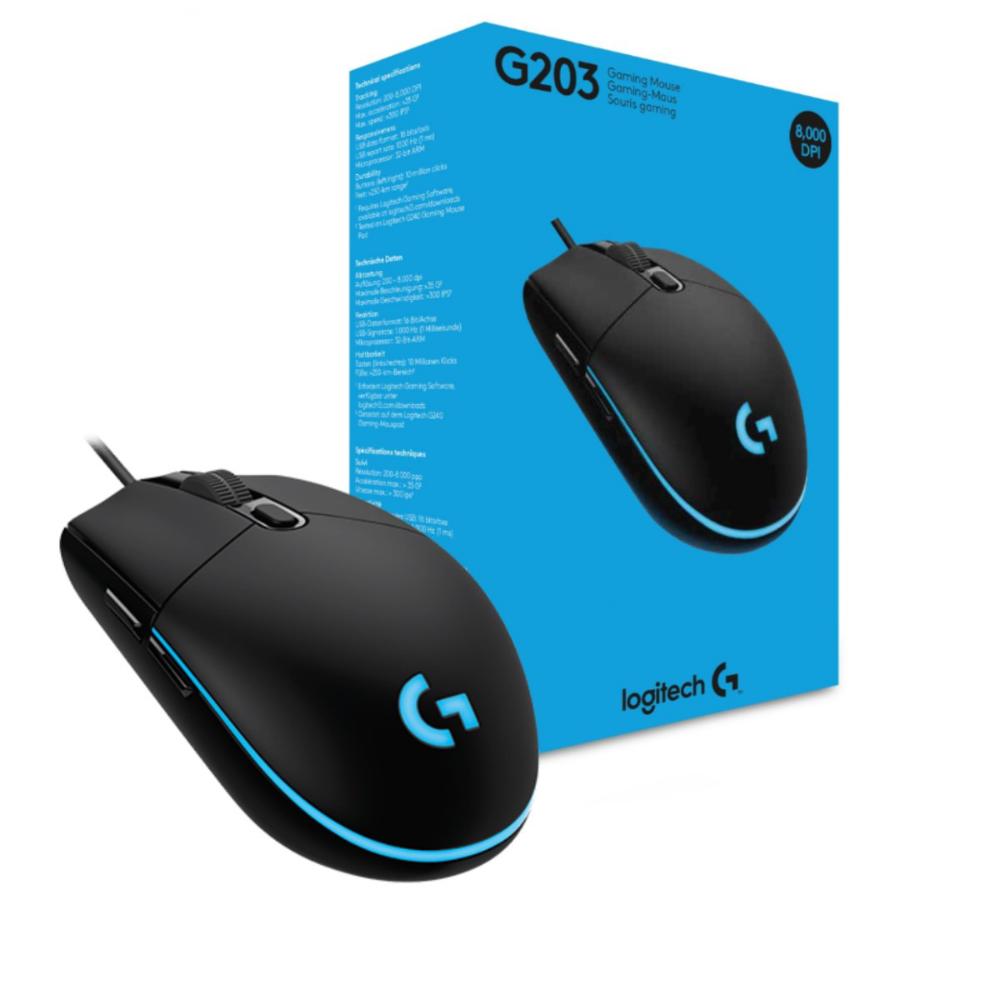 Mouse Gaming Logitech G203 Black