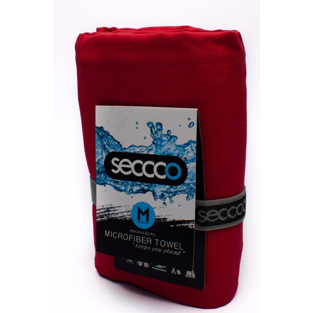 Toalla Deportiva De Microfibra SECCCO Rojo Talla  M