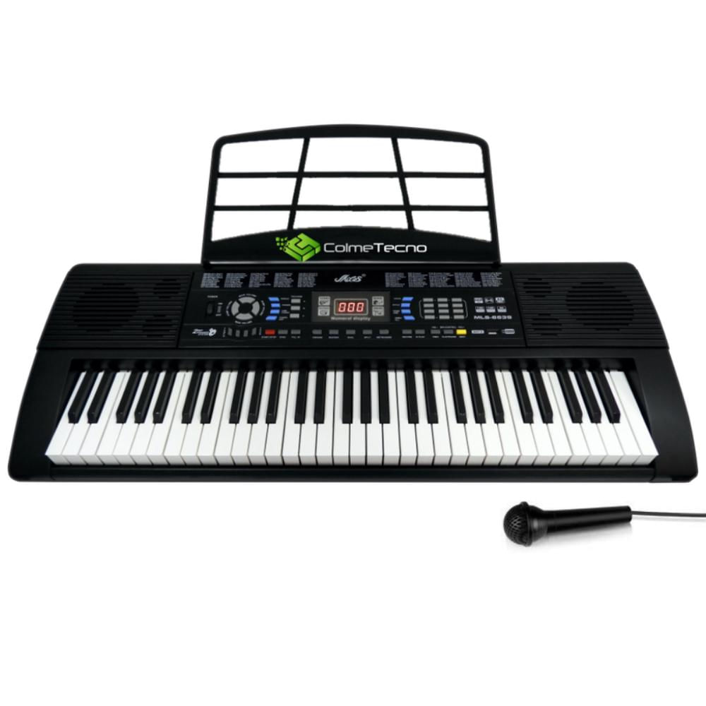 Organeta Piano Electrónico 61 Teclas Usb 128 Tonos Mls-6639