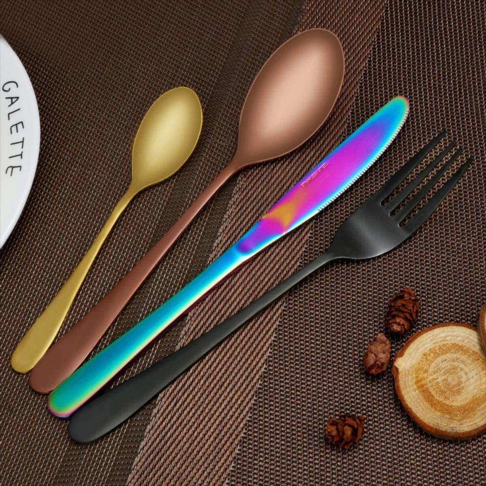 Juego De Cubiertos De Colores img #2