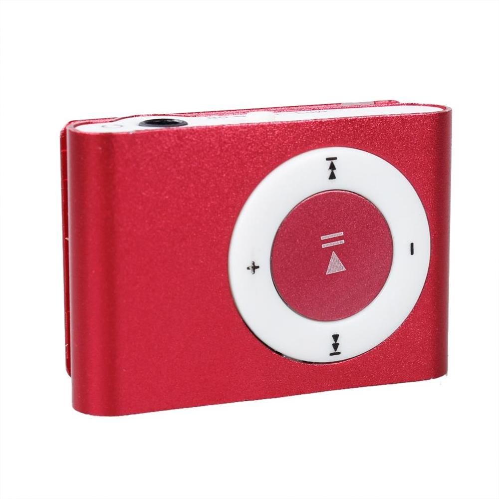 Reproductor Mp3 Clip Rojo