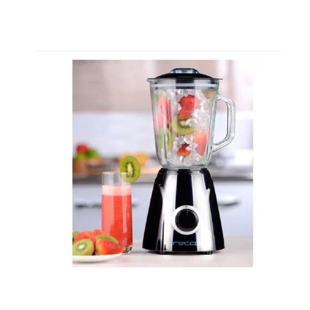 Licuadora Con Vaso De Vidrio Recco 2 Velocidades 500W img #1