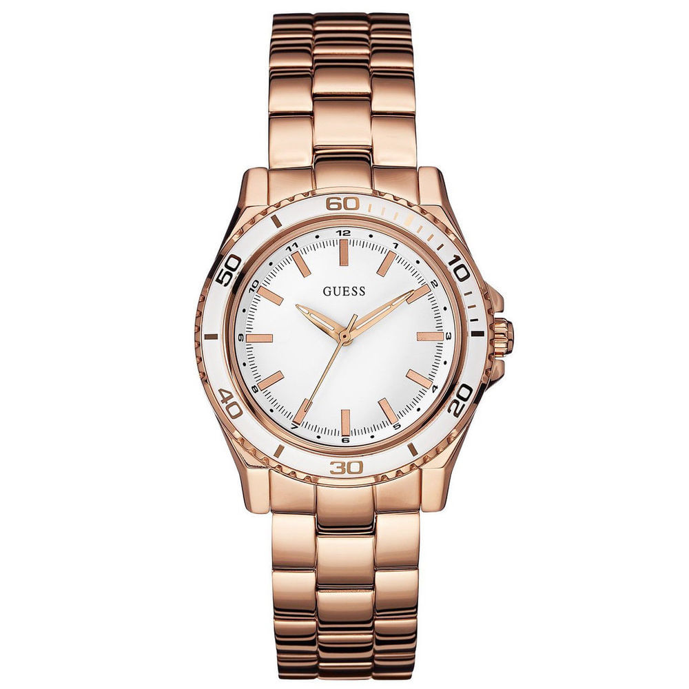 Reloj Guess Dama Sencillo Oro Rosa U0557l2 img #1
