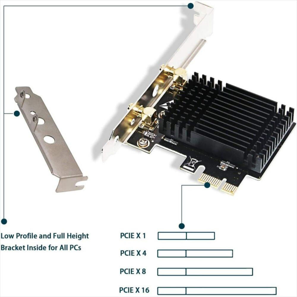 Tarjeta Wifi Para Pc O Servidores Windows Adaptador Pci Express img #4