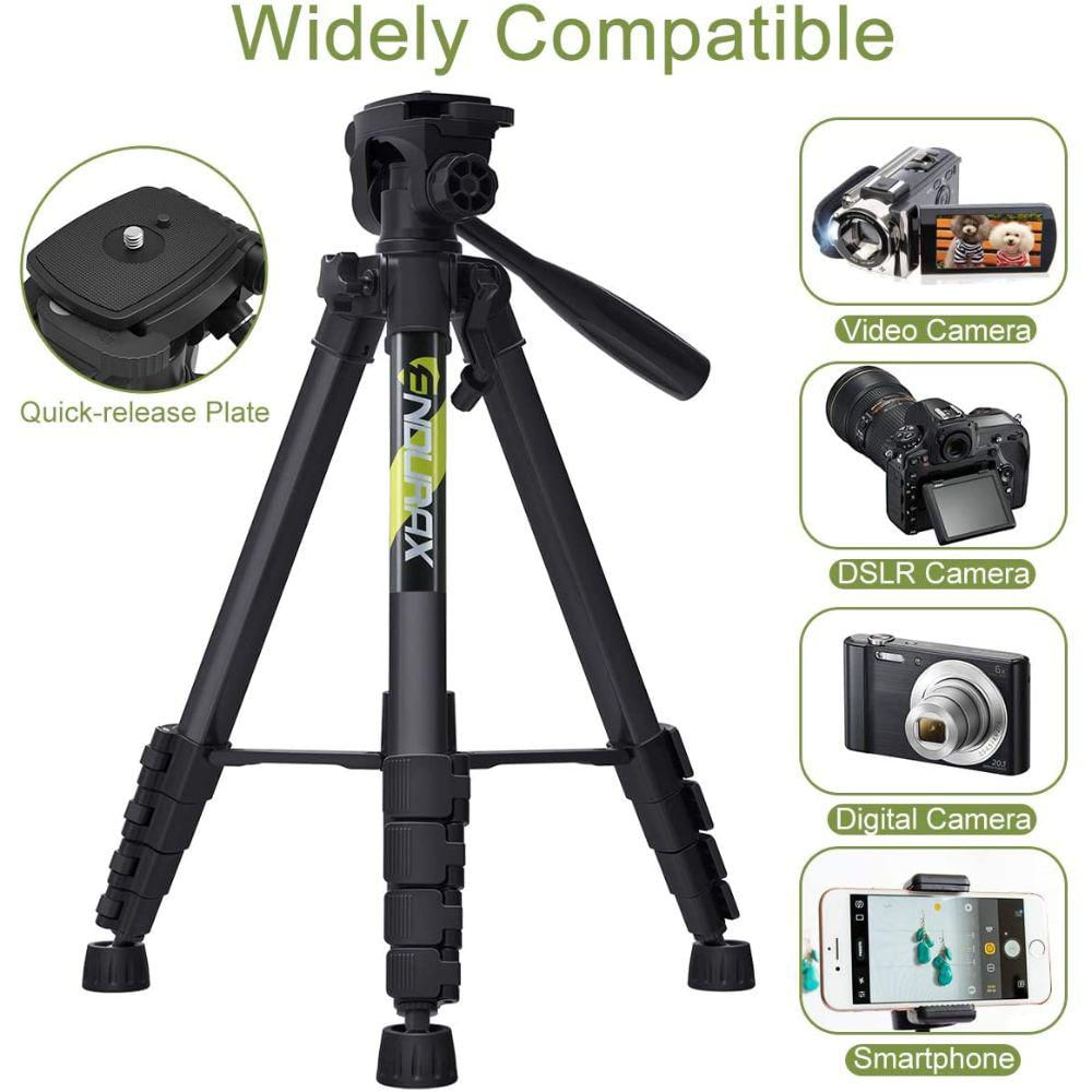 Trípode de video con trípode resistente Dolly ARTCISE Trípode profesional  resistente para cámaras DSLR, videocámaras de video, capacidad de carga de