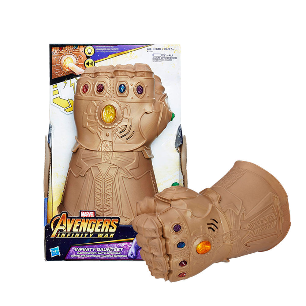 Guante de Thanos Hasbro Con Luces y Sonidos- Tamaño Real