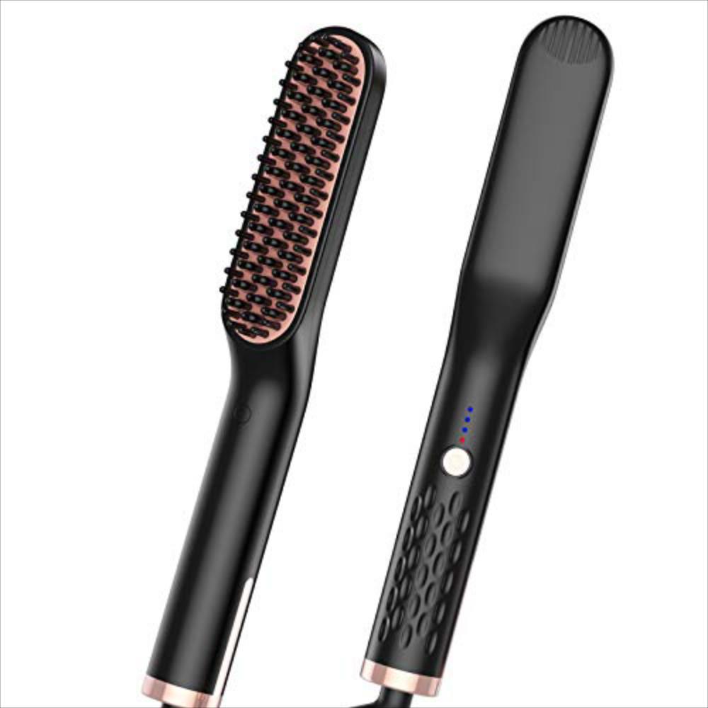 Cepillo De Pelo Plancha De Hierro Alisar El Cabello.