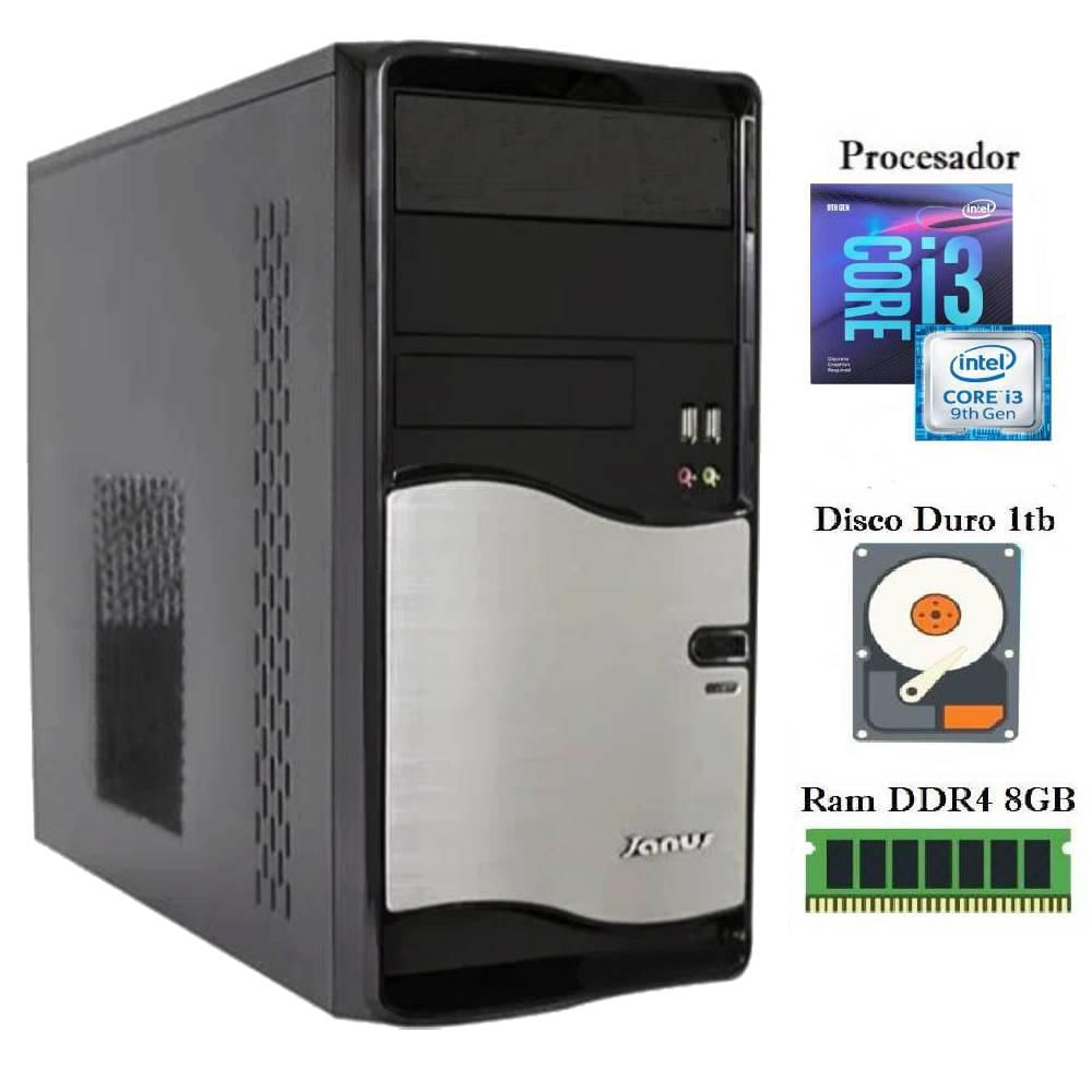 Computador Janus Intel Core I3 9A Gen 9100F Dd 1Tb Ram Ddr4 8Gb Mon Lg 20 img #2