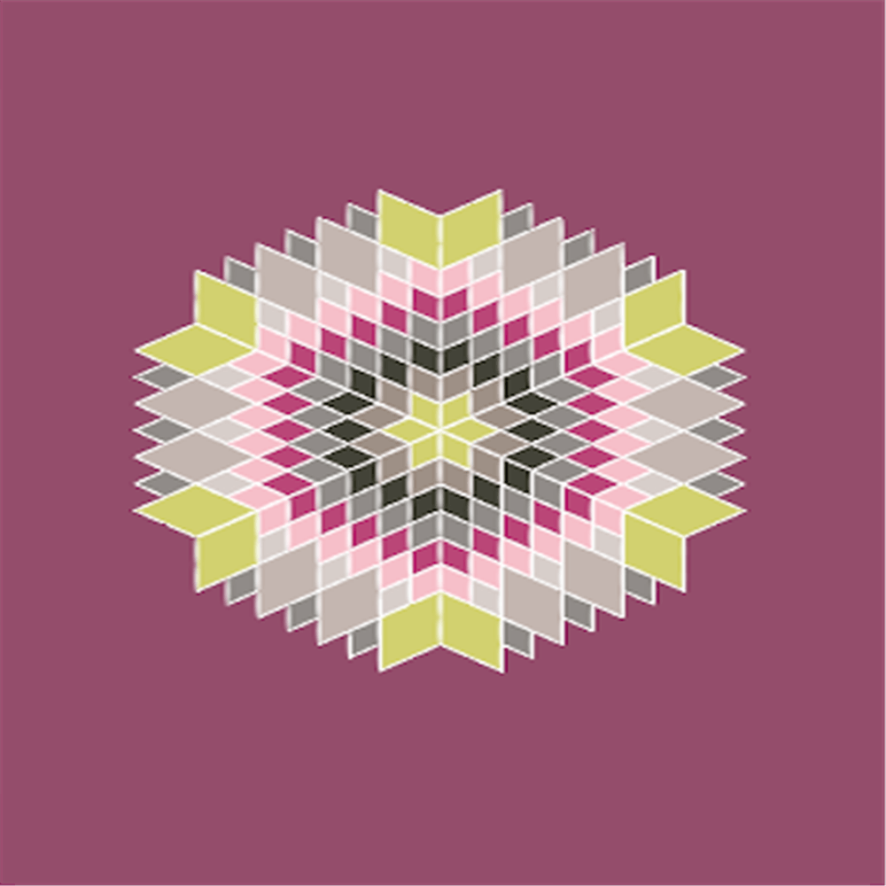 Mantel Rectangular Estrella Morado 2X1.50Mt img #3