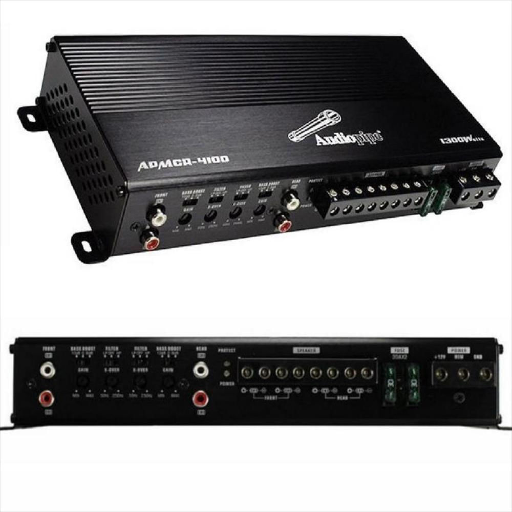 Mini Amplificador Audiopipe 1300w 4ch Clase D img #2