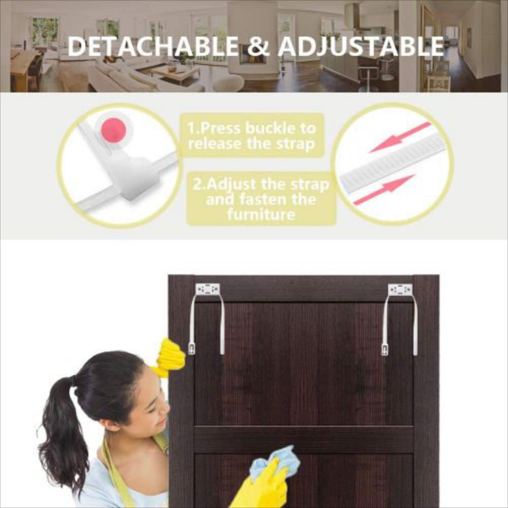 Kit De 10 Unidades De Correas Para Anclajes De Muebles img #3