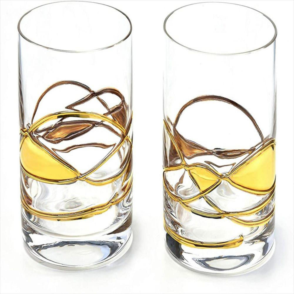 Vasos De Cristal De Whisky Bourbon 12 Oz Set 2
