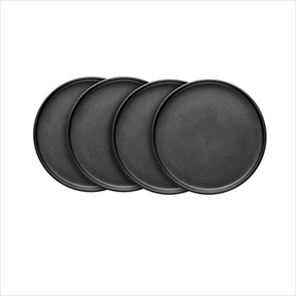 Platos Para Cena Color Negro Mate