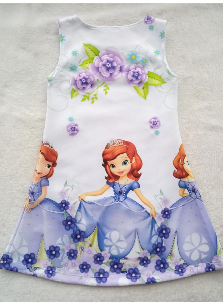 Vestido para niña discount de princesa sofia