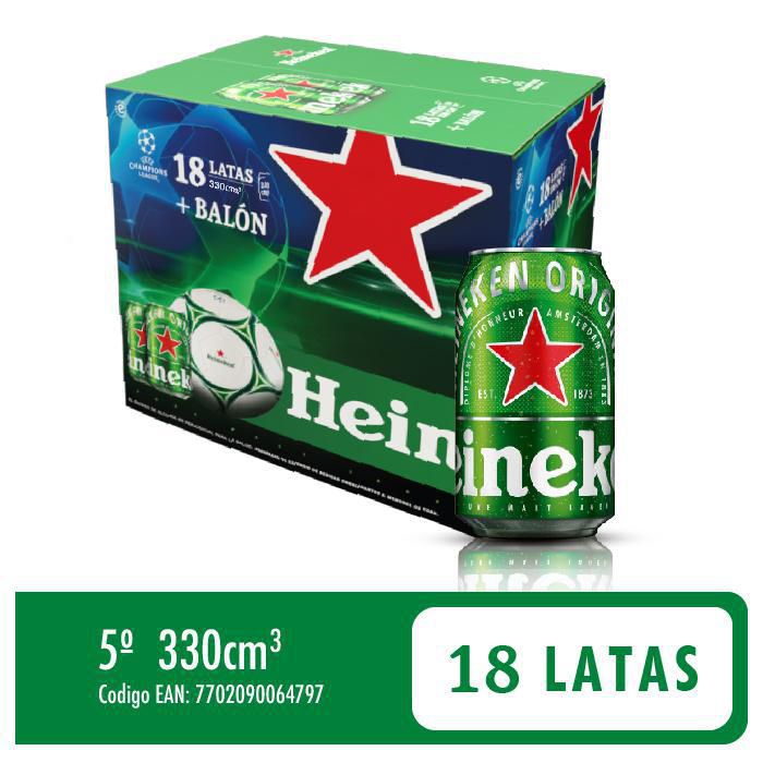 OF CERVEZA LATA + BALÓN HEINEKEN 5940 Mililitro