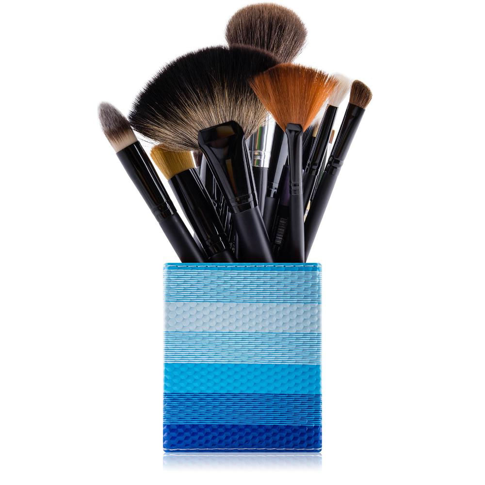 Shany Maquillaje Cepillo Soporte Griego Azul img #2