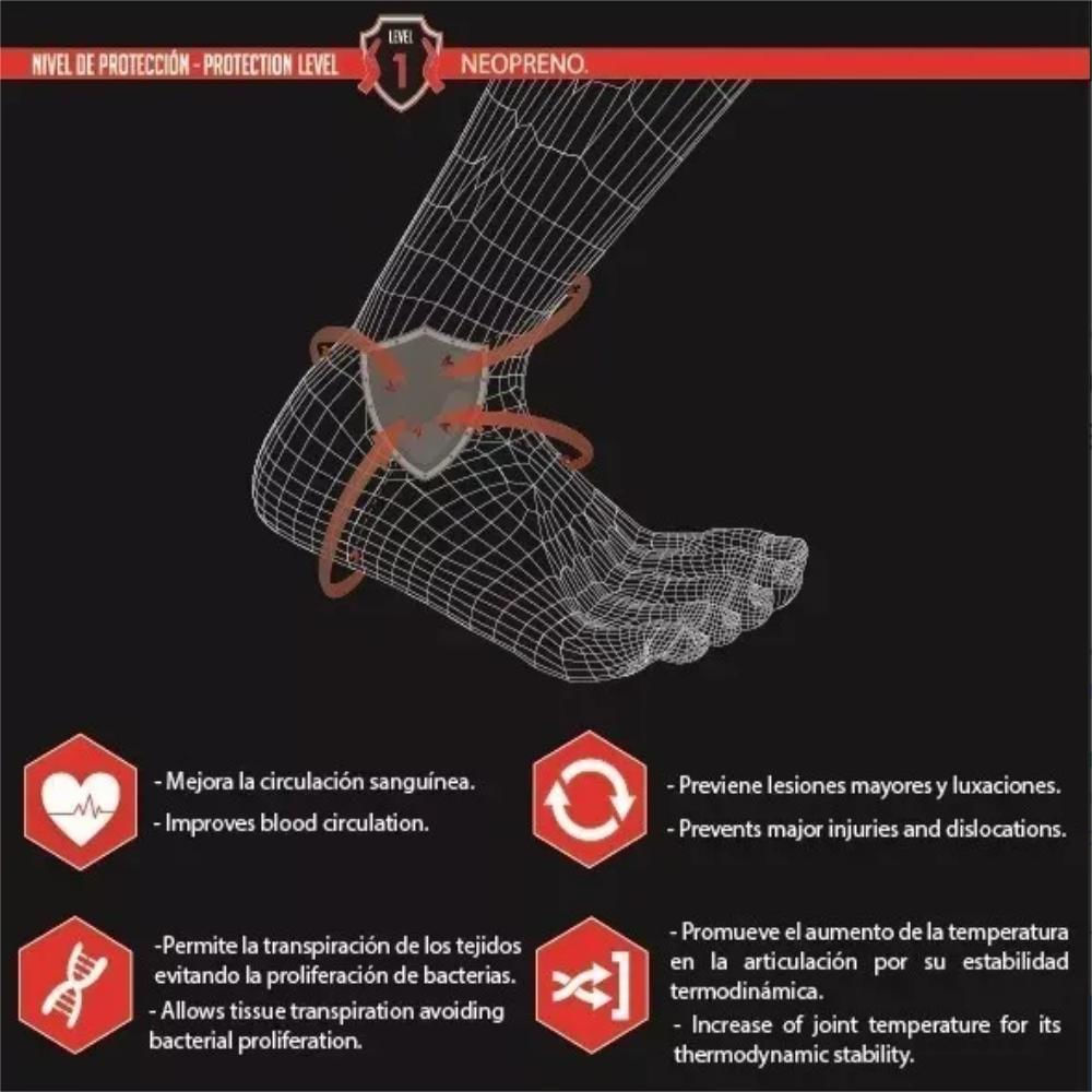Tobillera Ortopédica Elástica Nivel I Talla Única img #3
