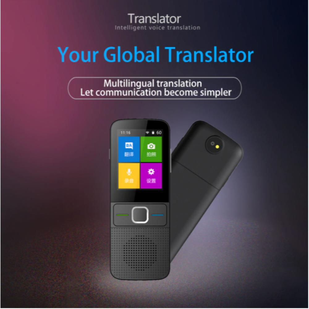 Traductor de voz instantáneo G6X, portátil, inteligente, 137 idiomas, gris  - AliExpress