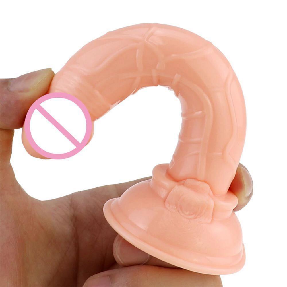 Dildo Consolador Vaginal Silicona Sin Vibración img #3