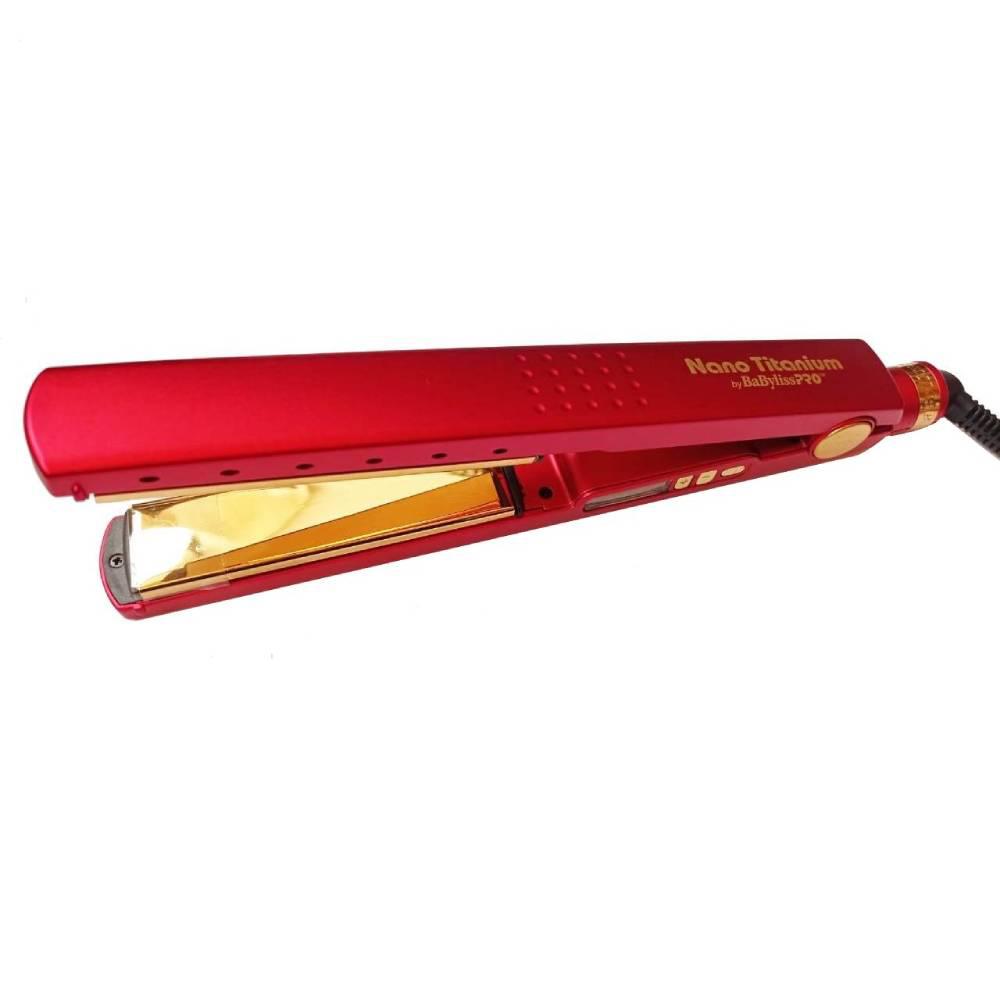 Plancha babyliss pro titanium roja hot sale