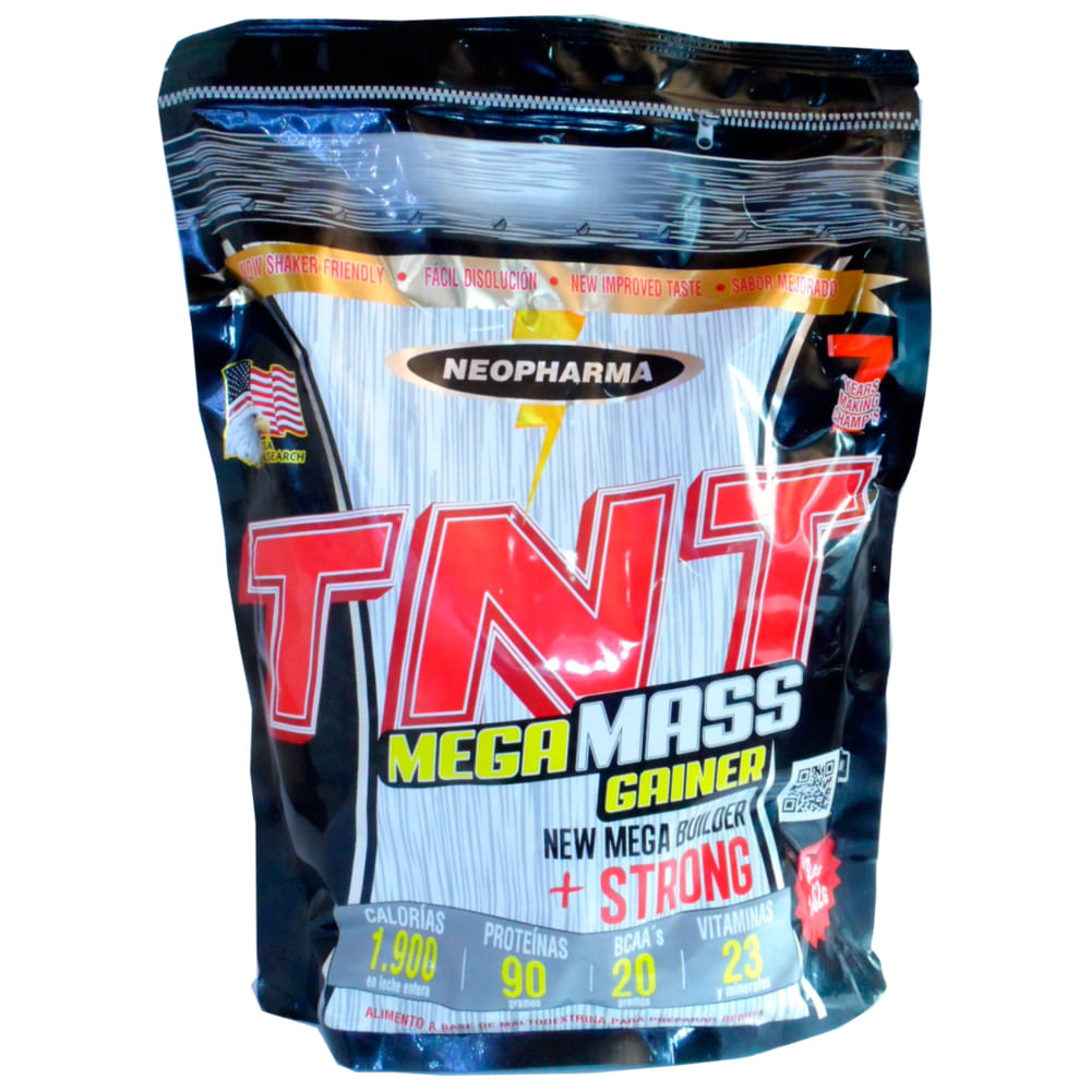 Proteína tnt mass gainer 3lb chocolate