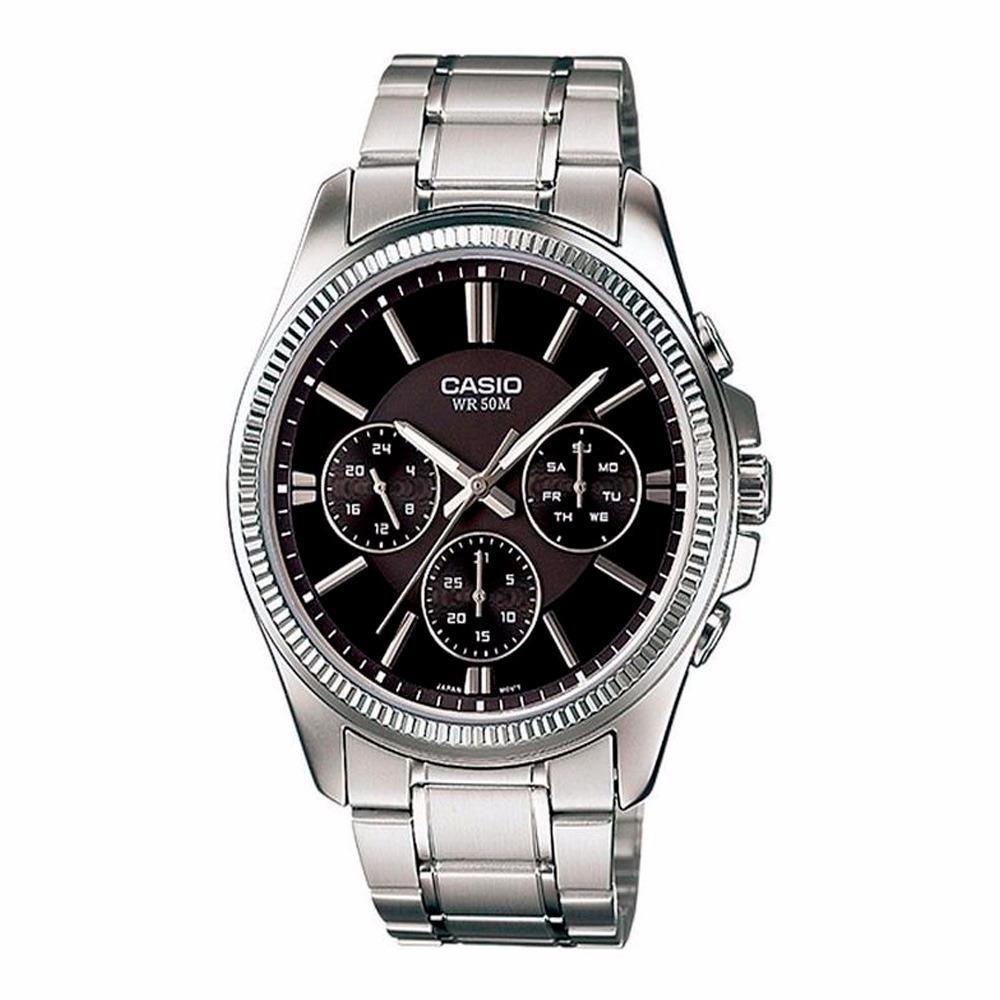 Reloj CASIO MTP-E725D-1A Acero Hombre Plateado - Btime