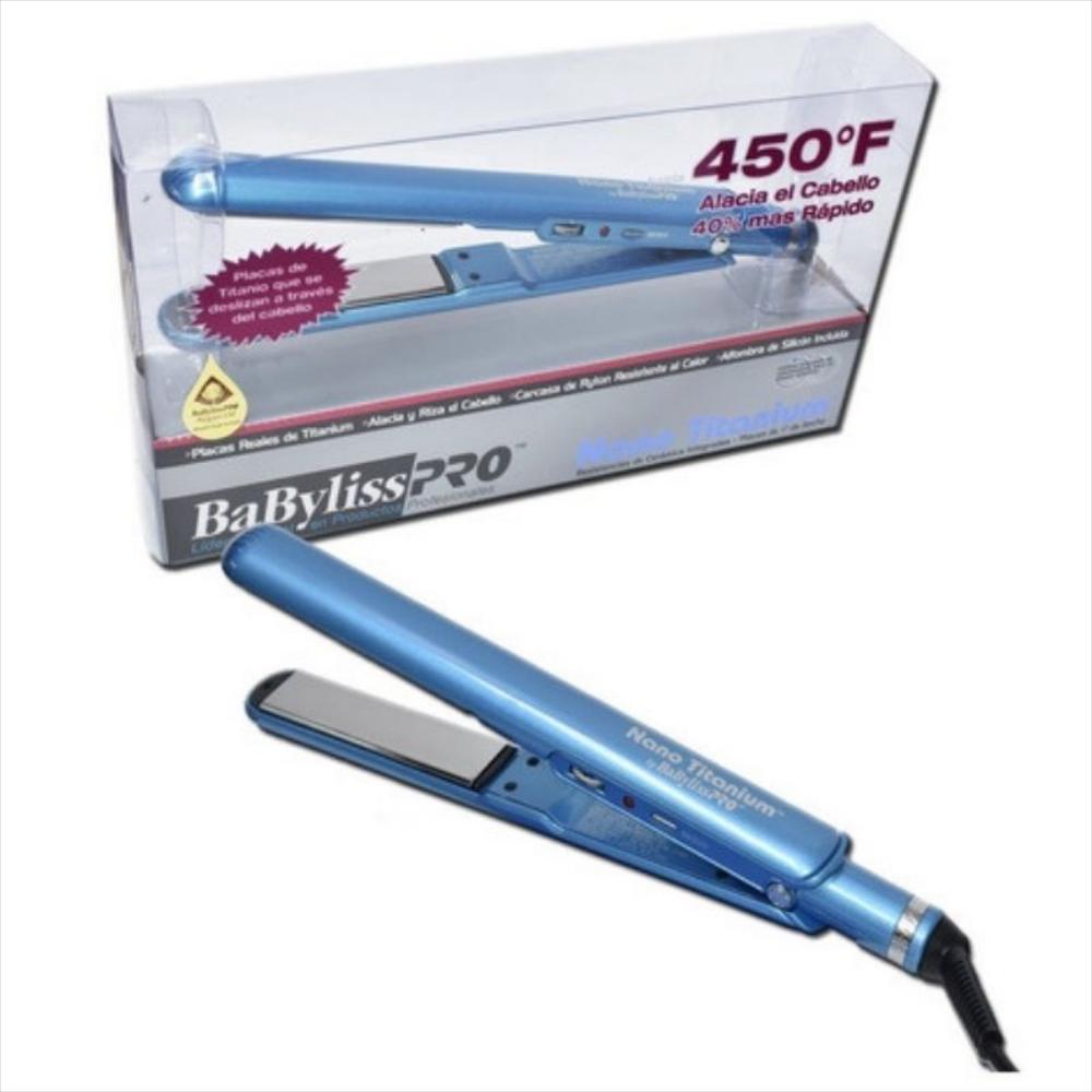 Plancha Babyliss Pro Nano Titanium 450F Ultra Delgada 1