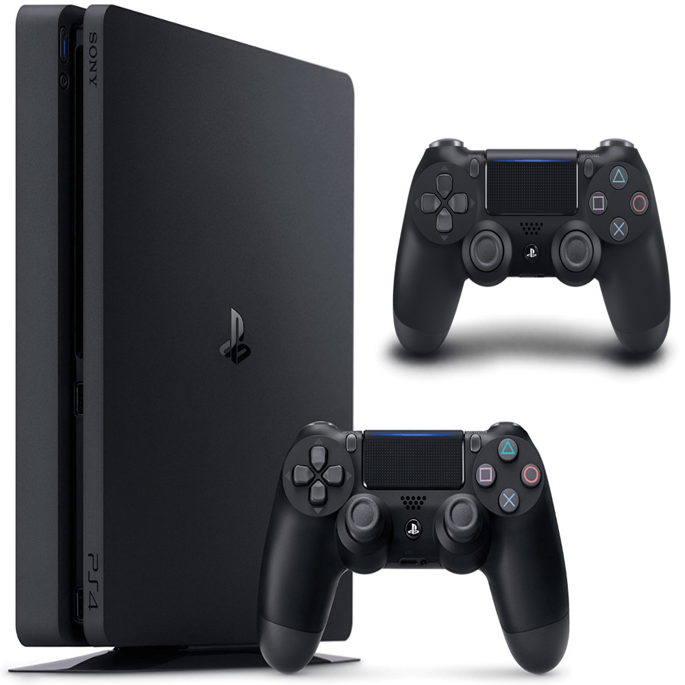 Consola Ps4 Slim 1 TB Negra + 2 Controles