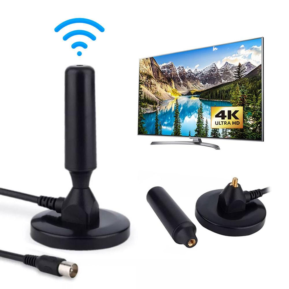 Antena Tdt Digital Terrestre Señal 360 gr Tv Hd Cable 4 Mt