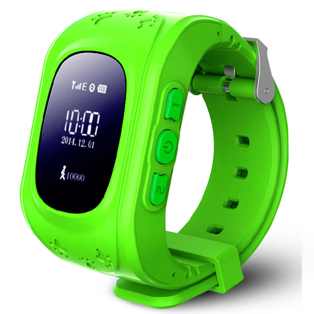 Reloj Q50 con Gps Localizador para Niños Verde img #1
