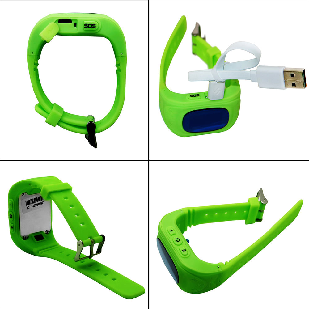 Reloj Q50 con Gps Localizador para Niños Verde img #4