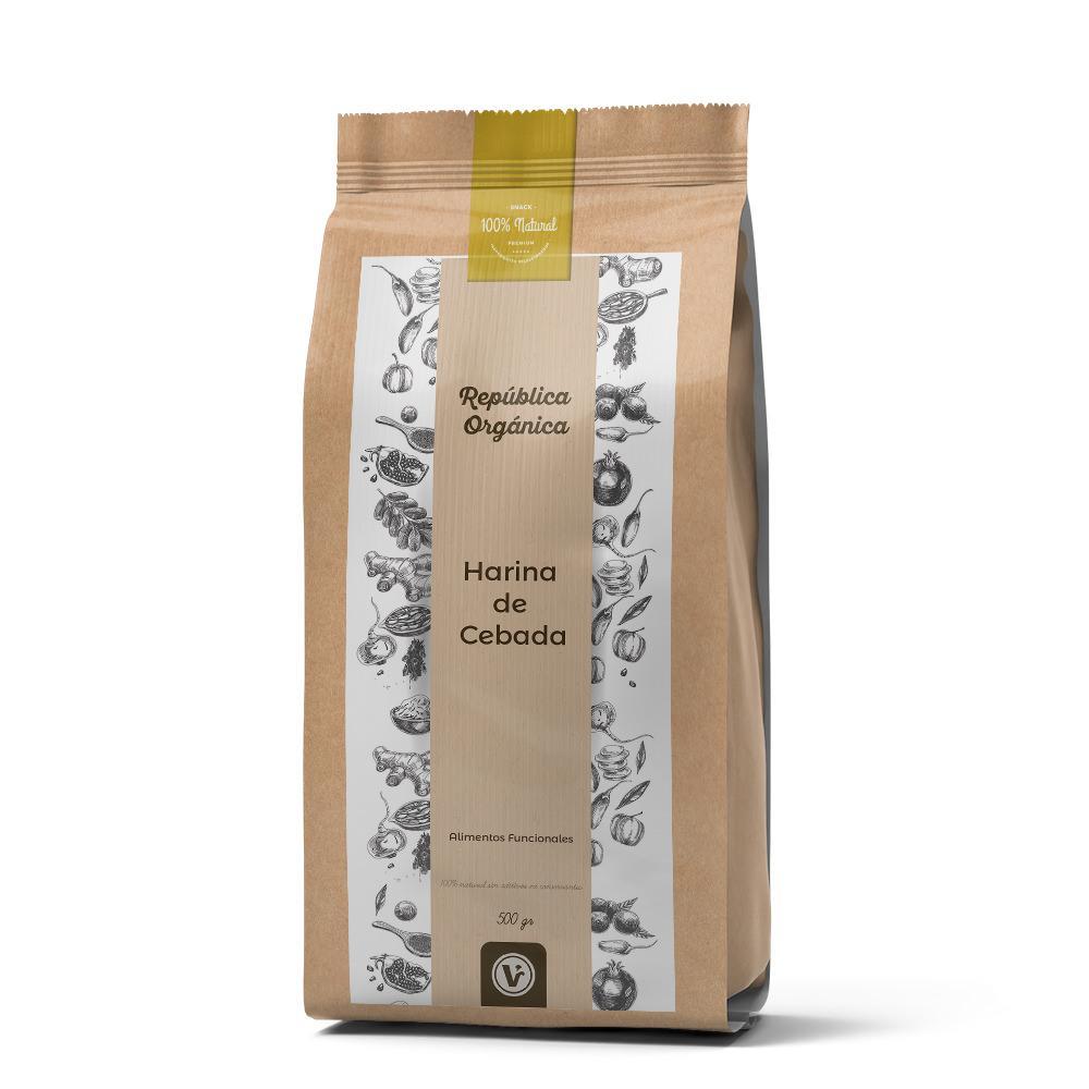 Harina REPÚBLICA ORGÁNICA cebada natural x500g