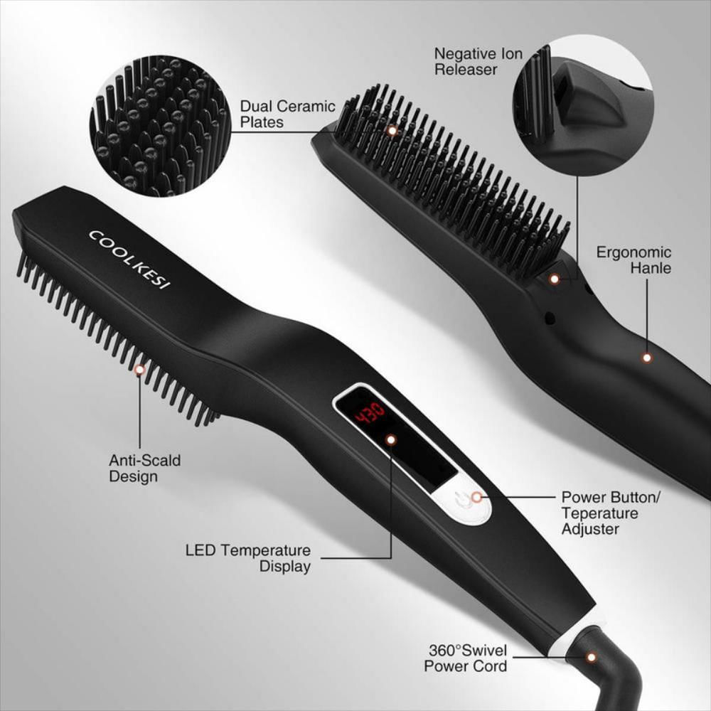 Peine Para Alisar Barba Iónico img #3