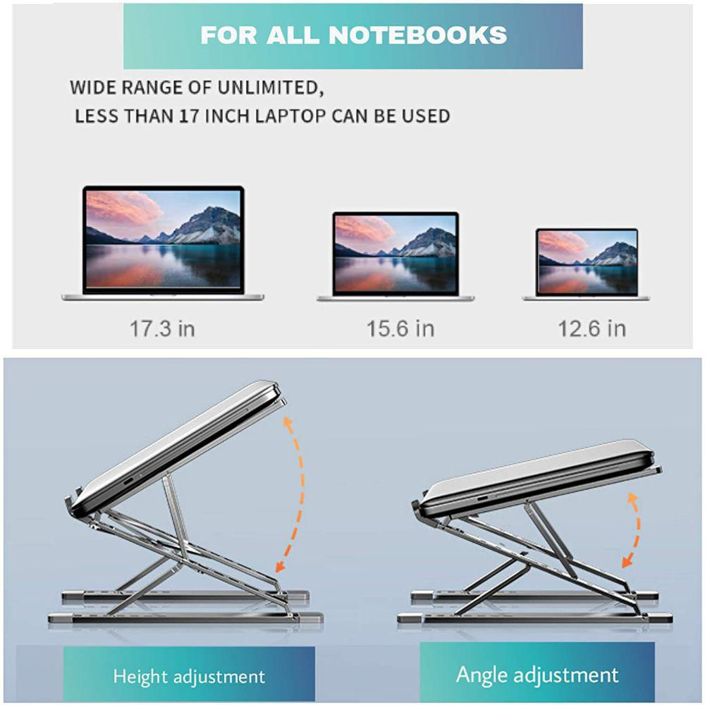 Soporte Antideslizante Plegable Para Computadora img #3