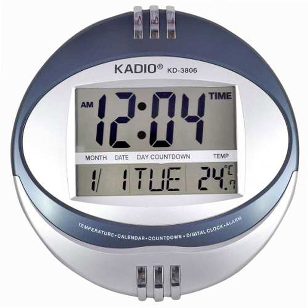 NEWO Reloj Digital Pared Cronómetro Fecha Temperatura Con Control