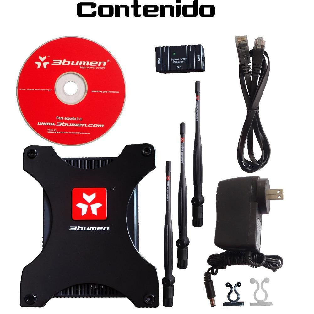 Router Rompemuros 3Bumen 3 Antenas - Repetidor Wifi img #2