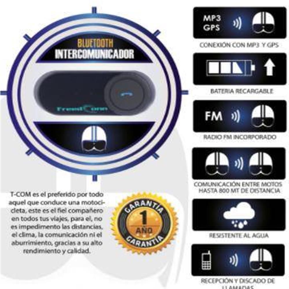exito.com | Intercomunicador Freed Conn T-Com VB; Negro