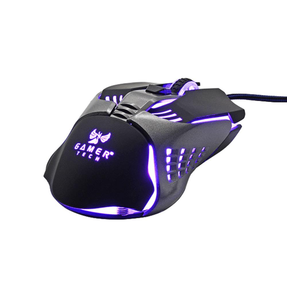 Mouse Usb Gamer 3200 Dpi 7 Botones Gamertech Gt5 img #2