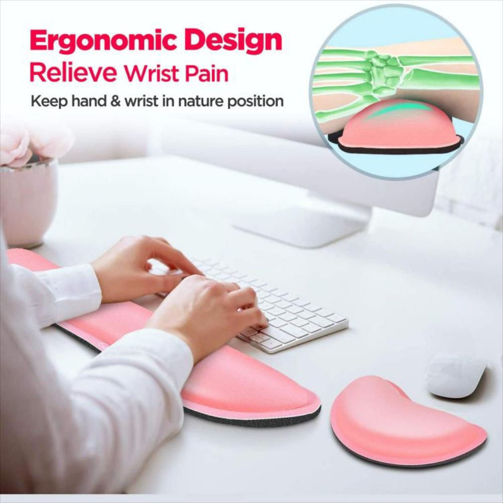 Cojín De Reposamuñecas Para Teclado De Piel Sintética img #2