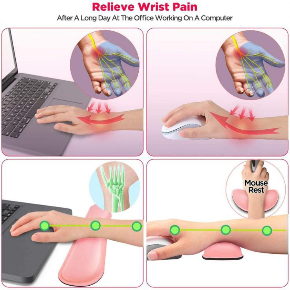 Cojín De Reposamuñecas Para Teclado De Piel Sintética img #3