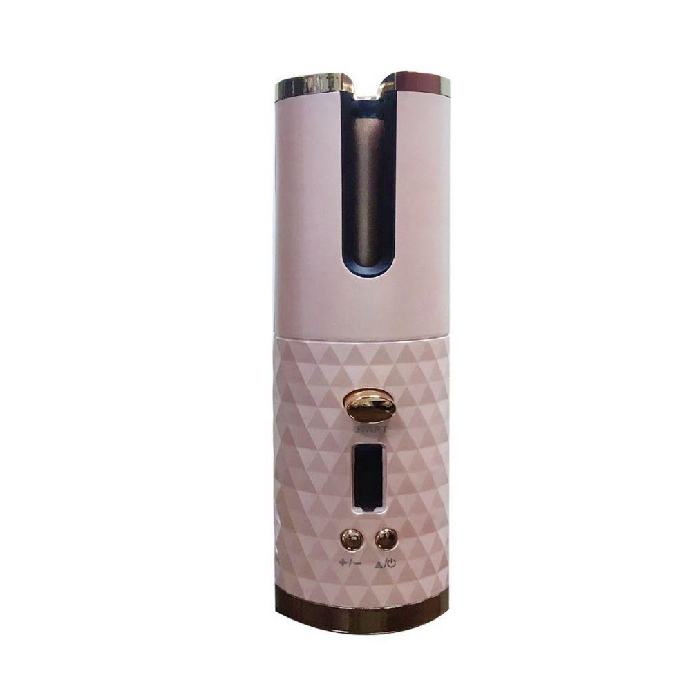 Rizadora Pinza Cabello Automática Inalámbrica - Rosa