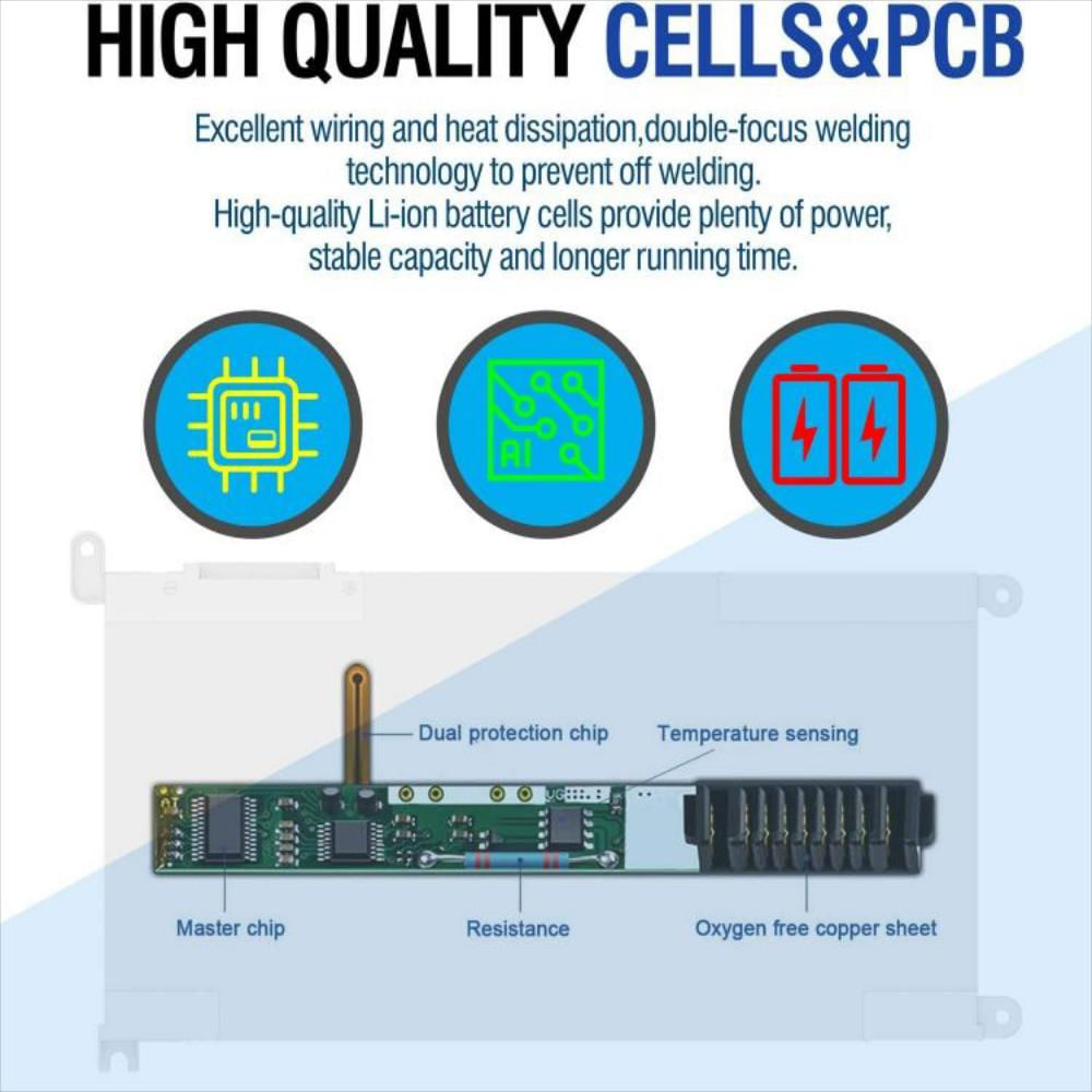 Batería Createstar Para Portátil Dell Inspiron img #4