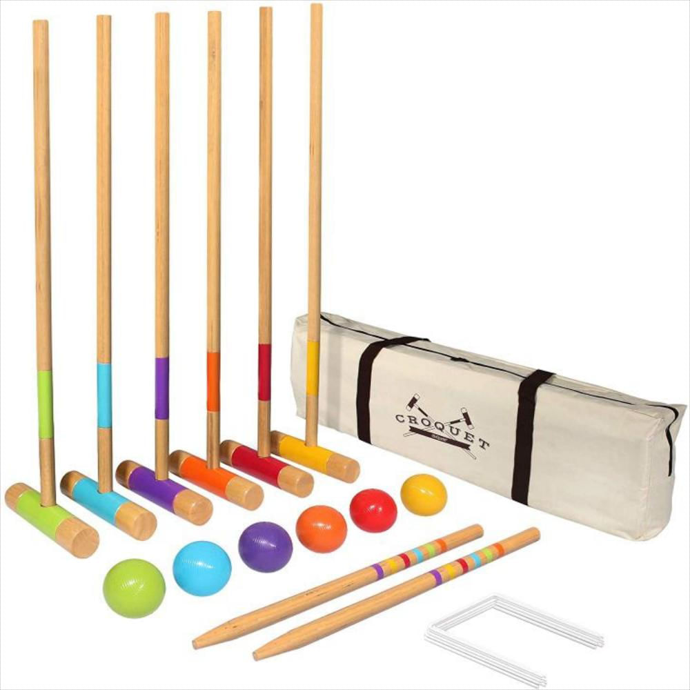 Juego De Croquet De Seis Jugadores Para Adultos Y Niños img #1